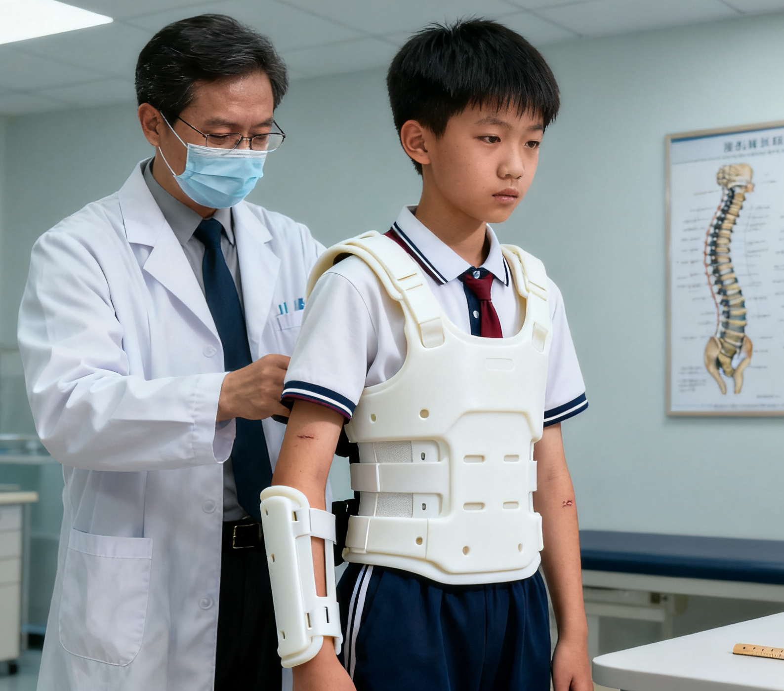 脊柱側(cè)彎支具材料